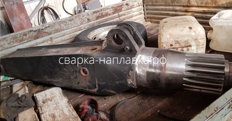 Восстановительный ремонт колонны деревообрабатывающего комплекса Ponsse